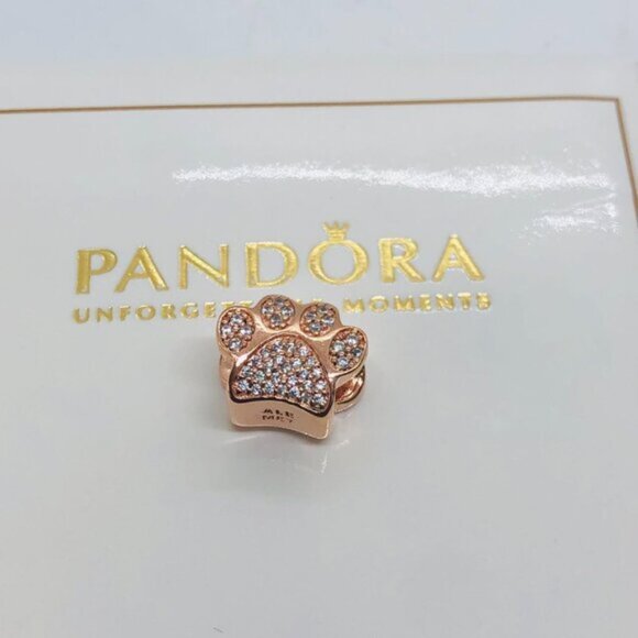 Pandora Jewelry - 🌞📖Pandora Sparkling Paw Print Charm